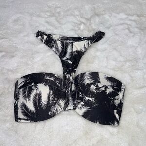 Mikoh MIKOH Padded Bandeau High Neck Bikini Top Size Small